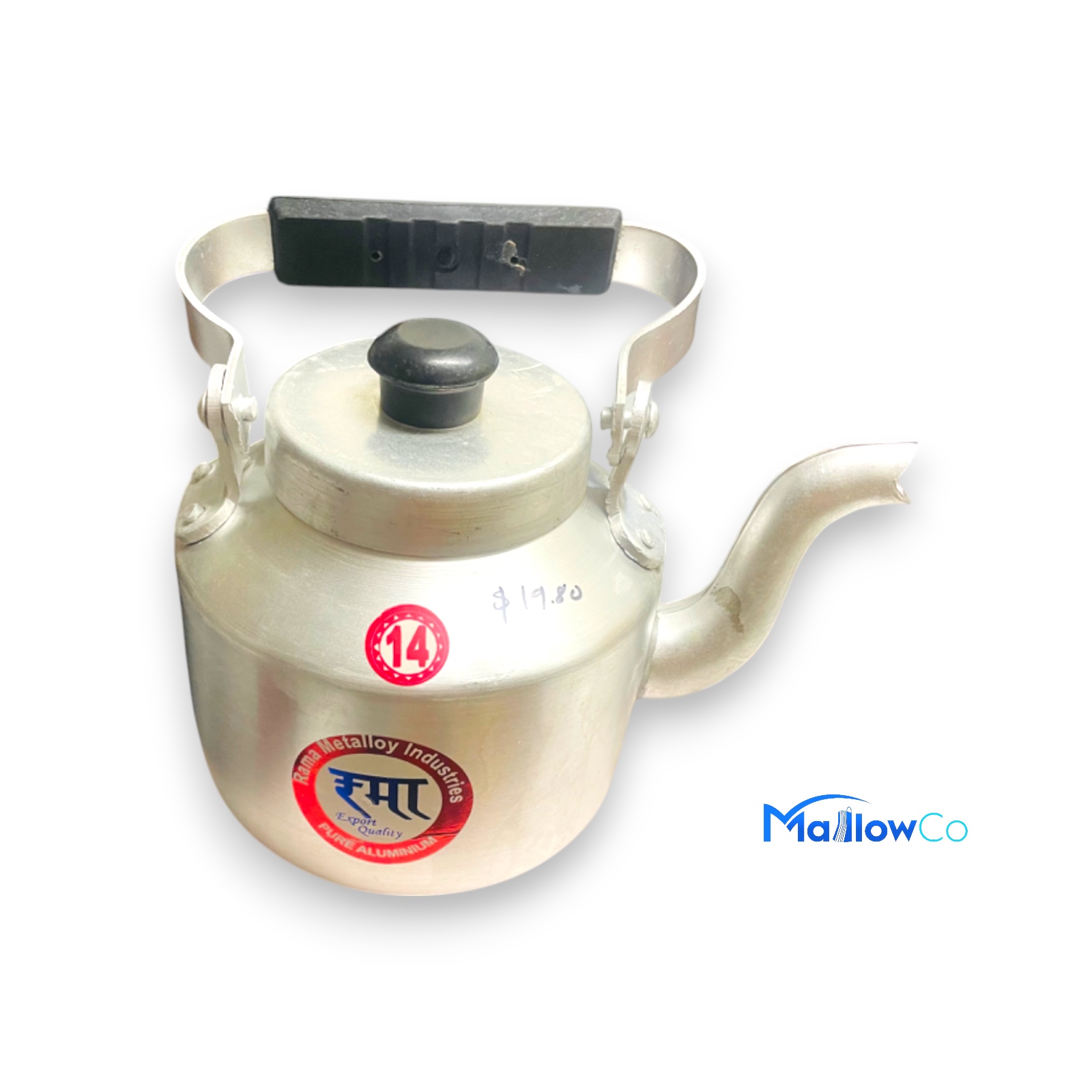 Aluminium Kettle -12/14 No - Kitchen & Utensils 1lt