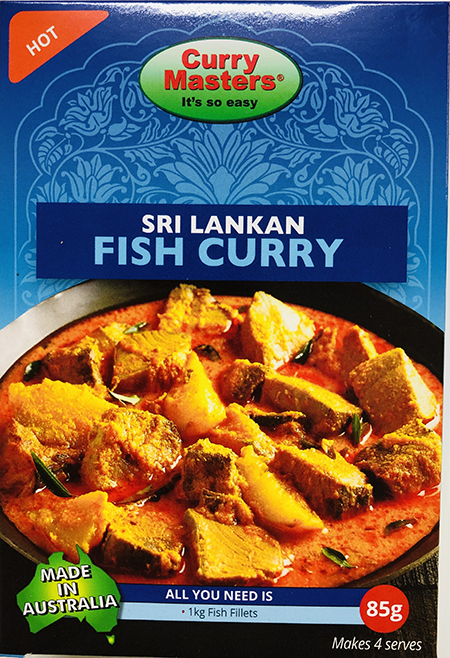 Curry Masters Sri Lankan Fish Curry - Spices & Premix 1pcs by Curry Master - Image 1