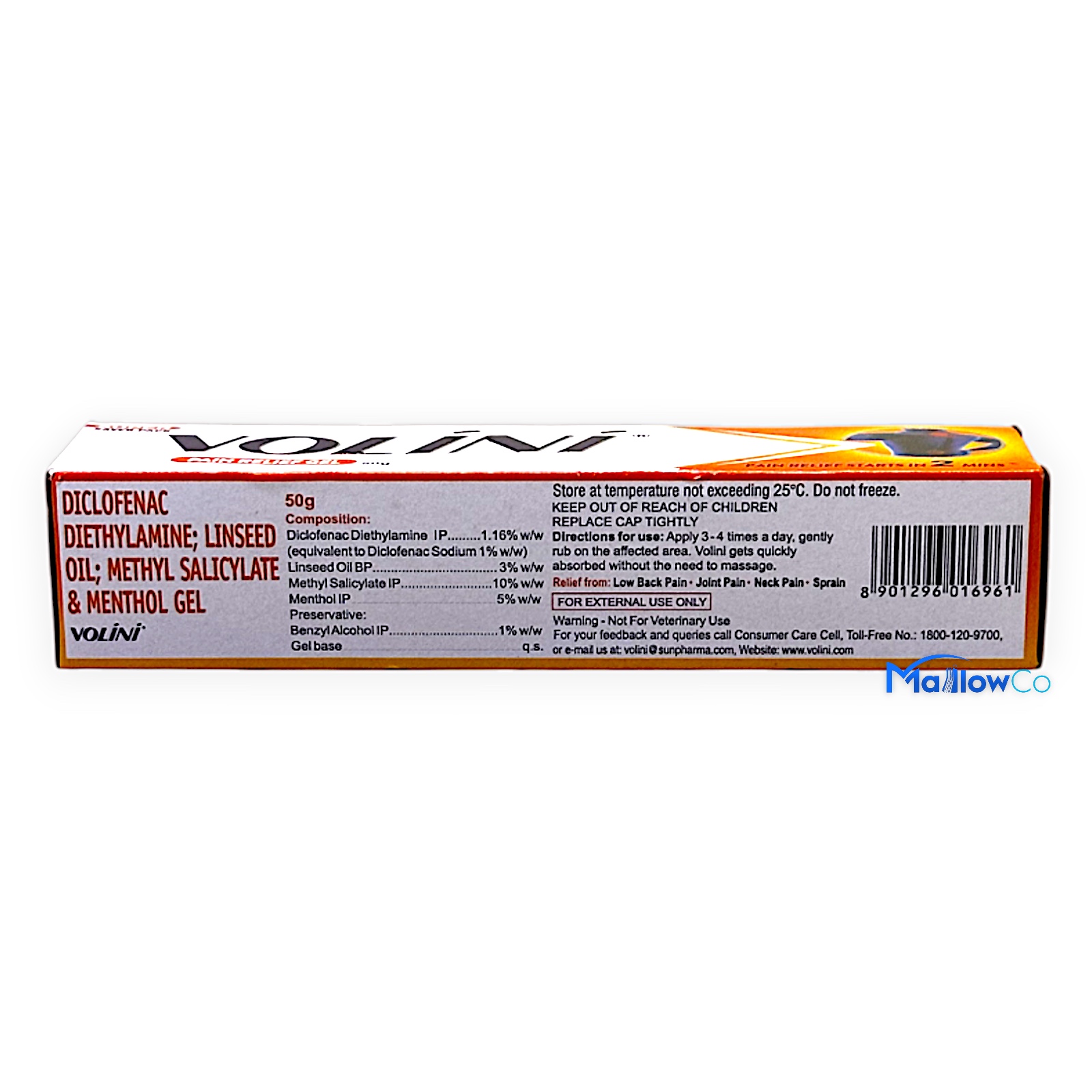 Volini Pain Relief Gel - Cosmetics & Health 50gm - Image 2