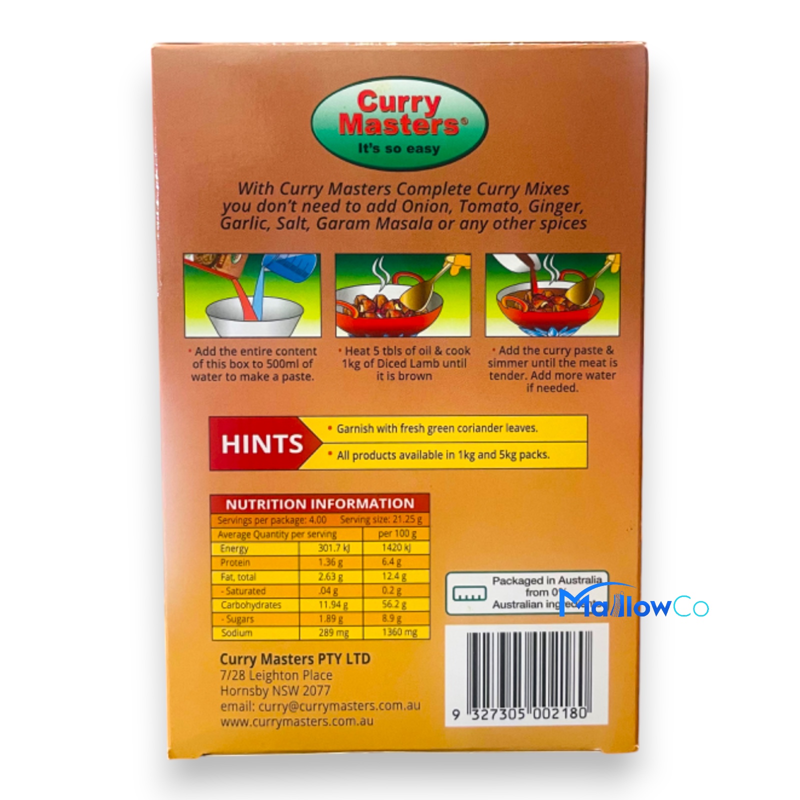 Curry Masters Lamb Curry Masala - Spices & Premix 1pcs by Curry Master - Image 2