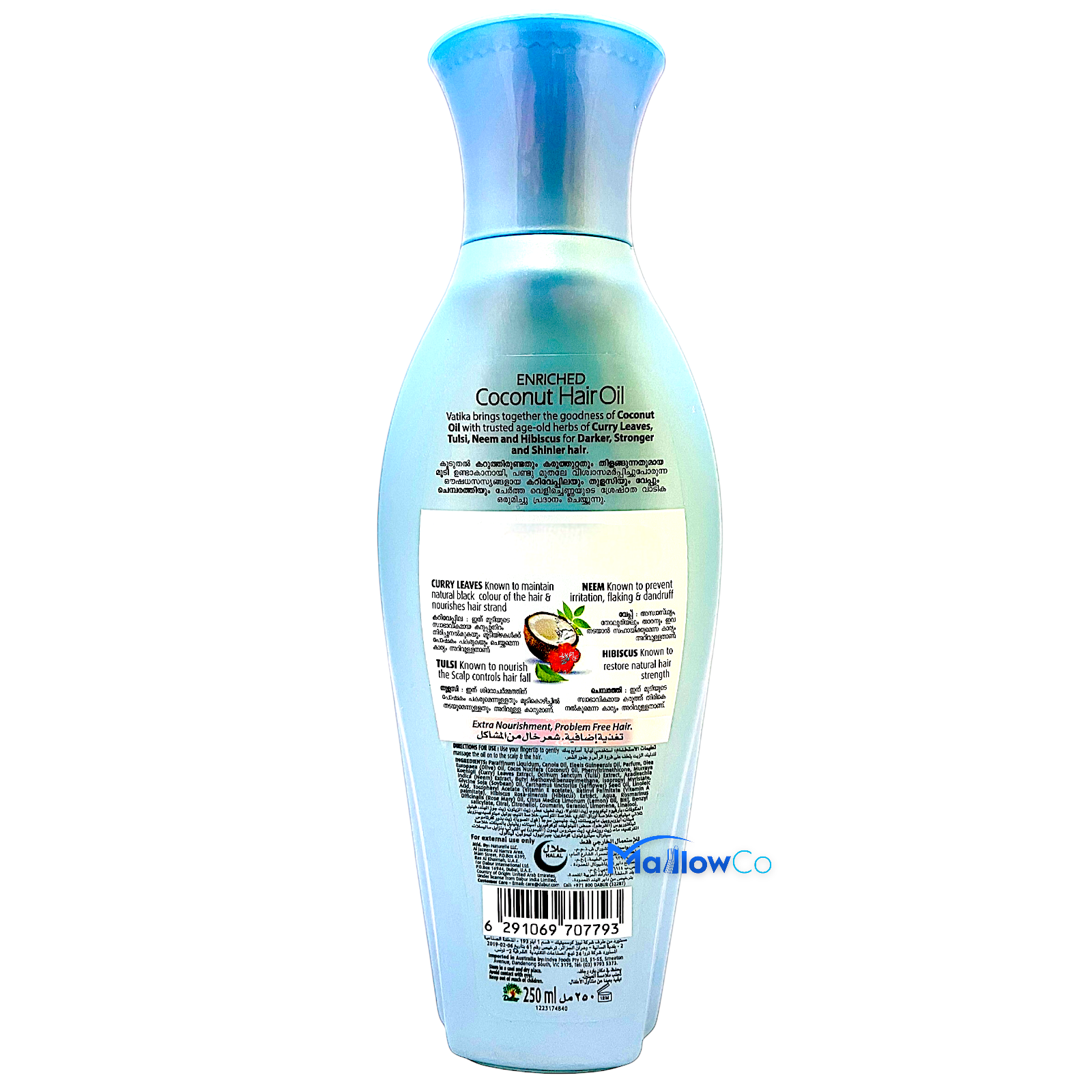 Vatika Natural Enriched Coconut Hair Oil 250ml - Cosmetics & Health 250ml by Vatika - Image 2