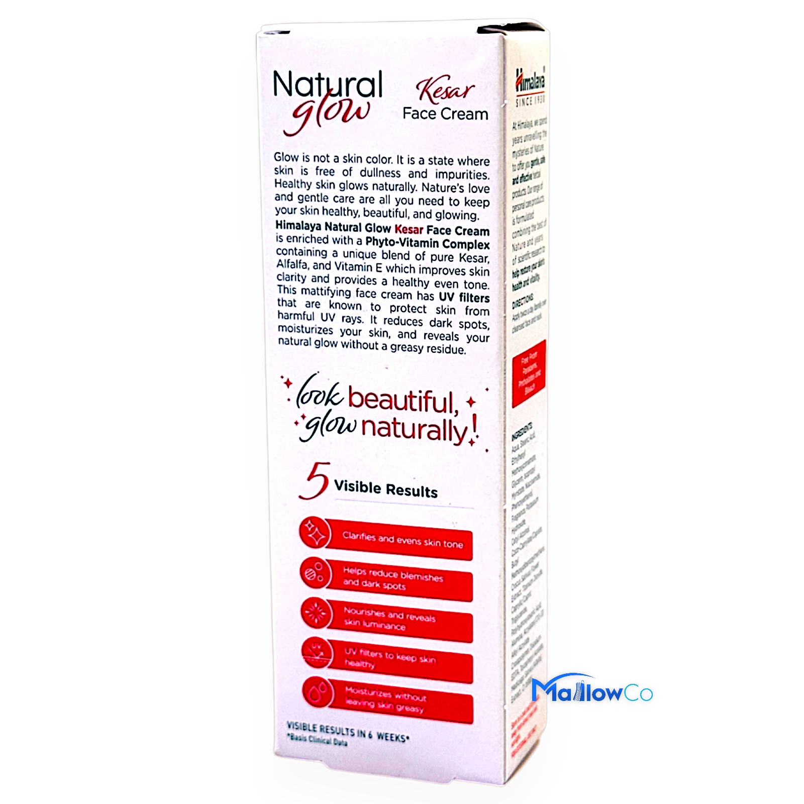 Himalaya Natural Glow Kesar Face Cream - Cosmetics & Health 50gm by Himalaya - Image 2