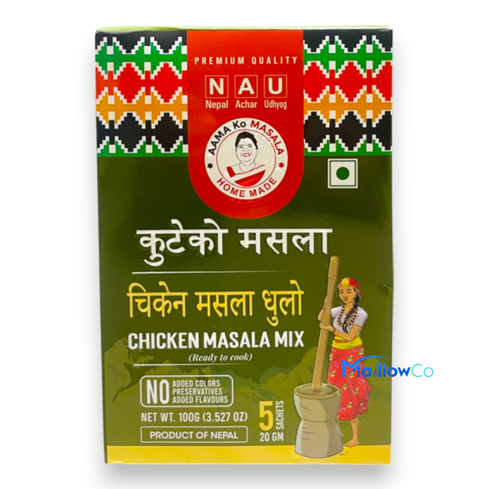 Aama Ko Masala Chicken Masala Mix 100g  Ready to Cook | Product of Nepal - Spices & Premix 1pcs by Aamako Achar - Image 1