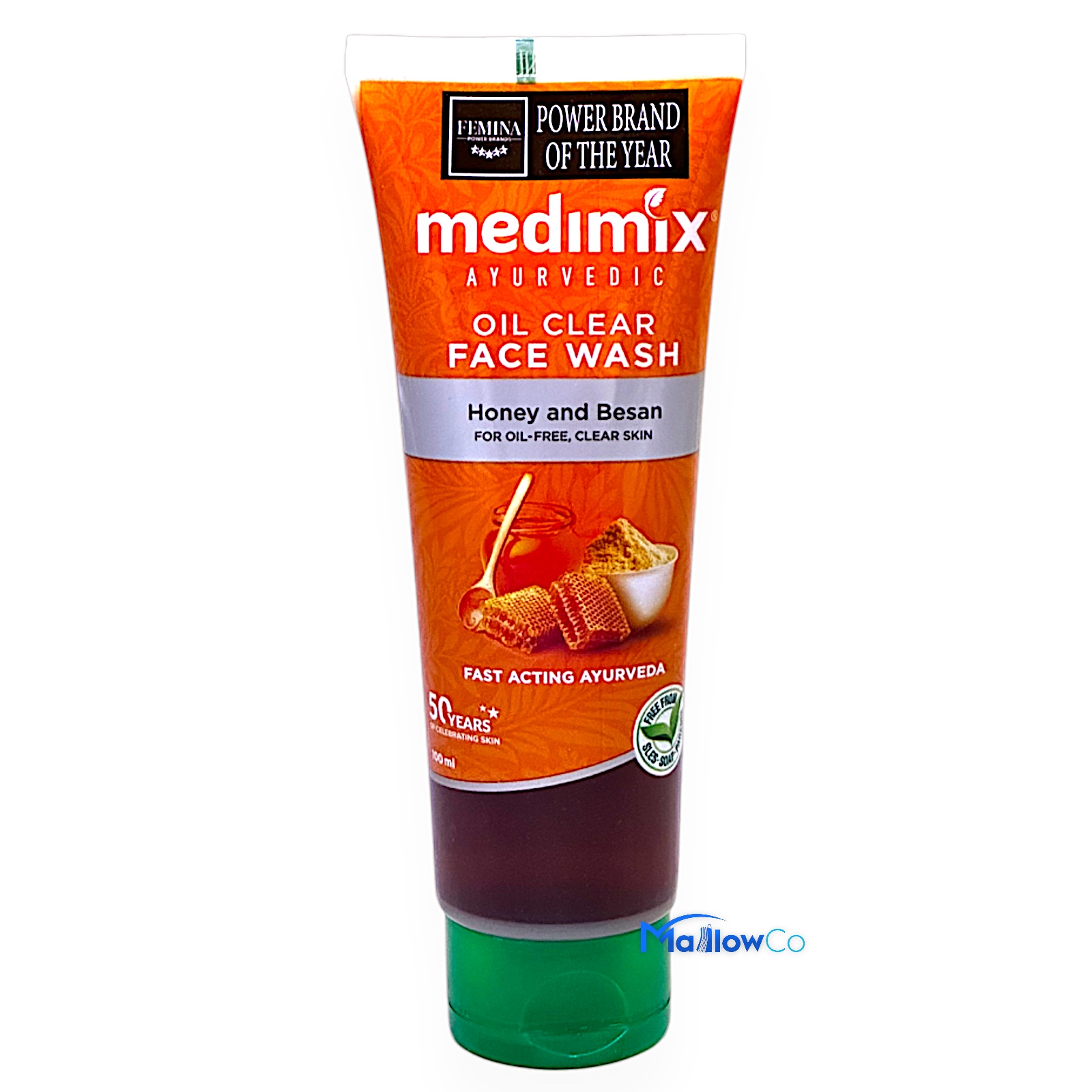 Medimix Ayurvedic Oil Clear Facewash, Honey and Besan - Cosmetics & Health 100ml - Image 1
