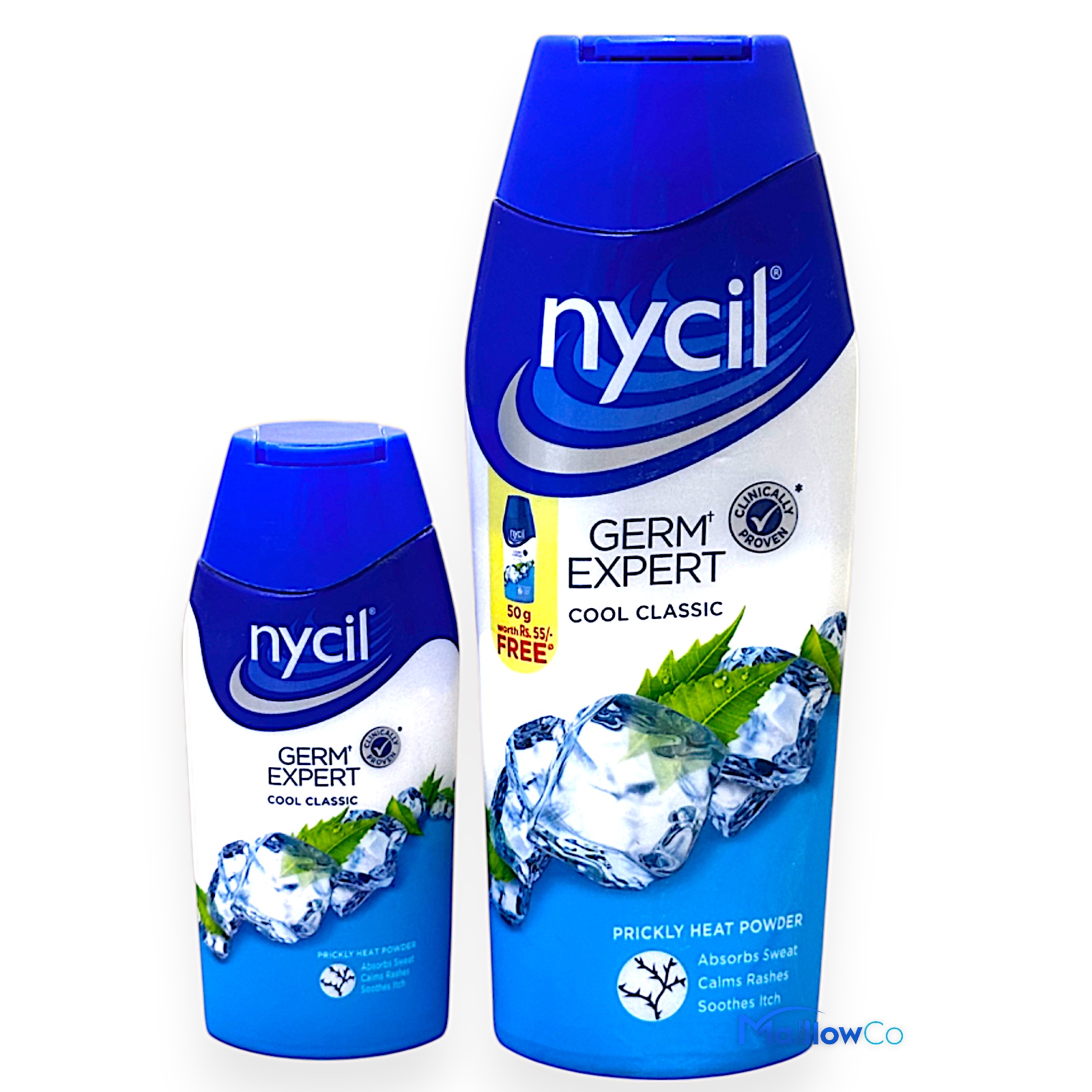 Nycil Germ Expert Cool Classic Talcum Powder - Cosmetics & Health 200gm - Image 1