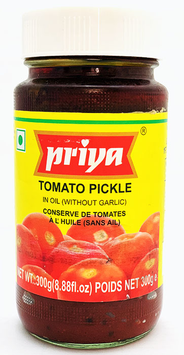 Priya Tomato Pickle - Pickle & Chutney 300gm - Image 1