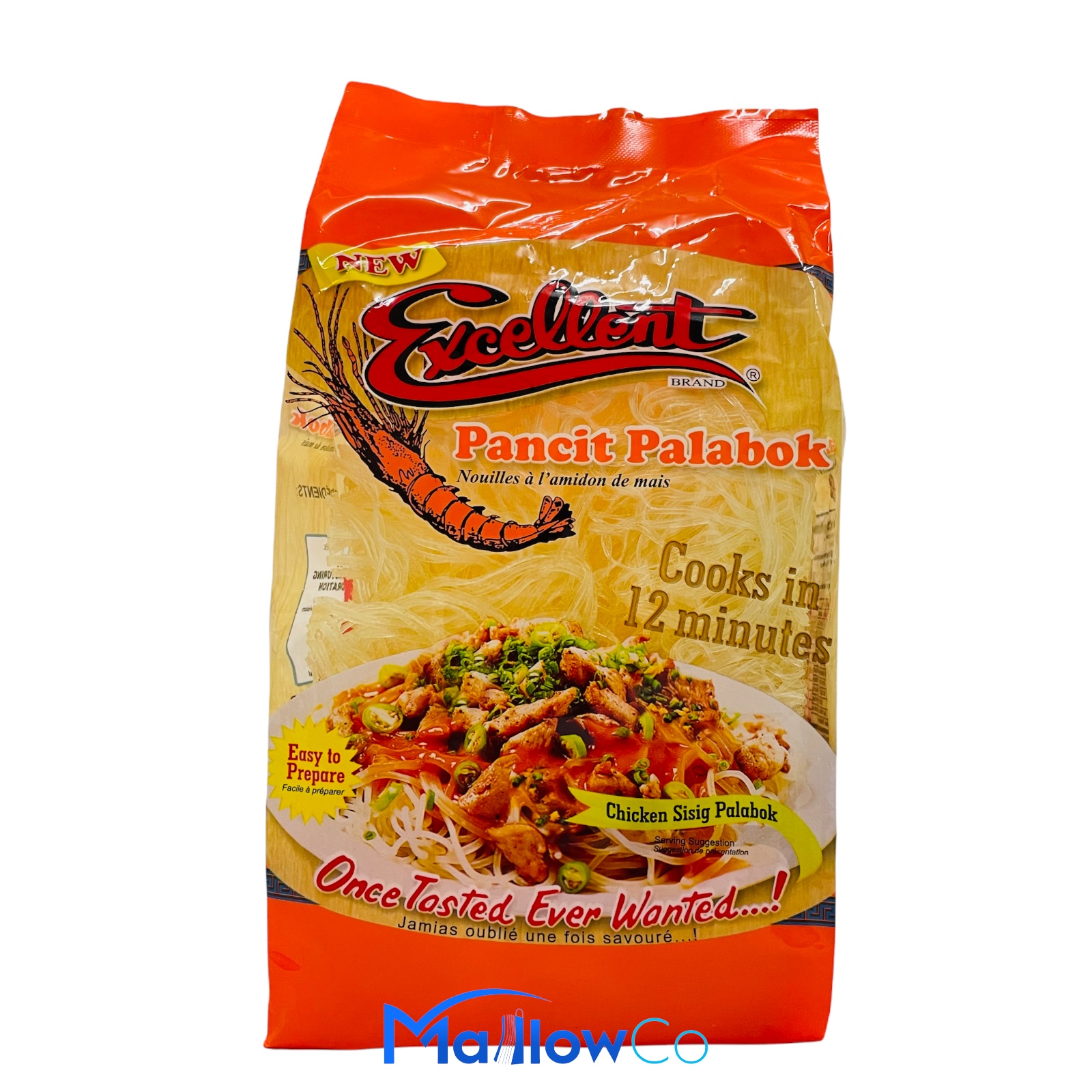 Excellent Pancit Palabok Noodles (chicken sisig) - Rice & Flour 454gm - Image 1