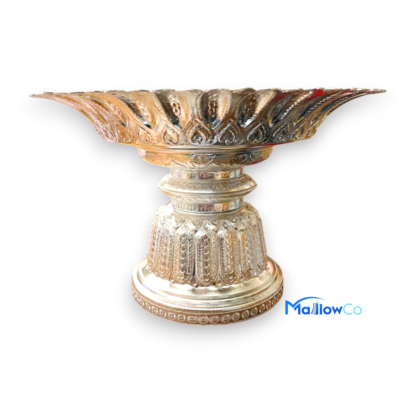 SIlver Plated Tika Dani  Medium and Large - Festive & Occasions 28cm - Image 2