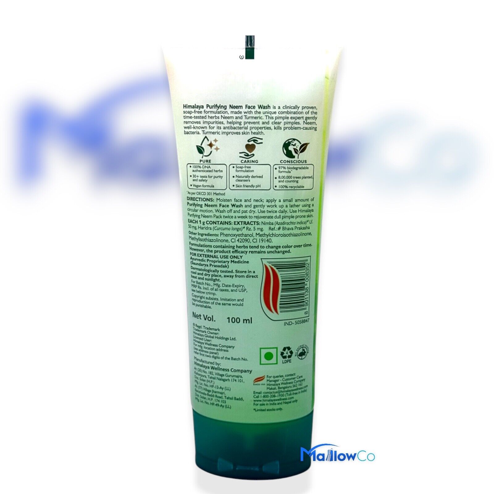 Himalaya Purifying Neem Pack - Cosmetics & Health 1pcs by Himalaya - Image 2