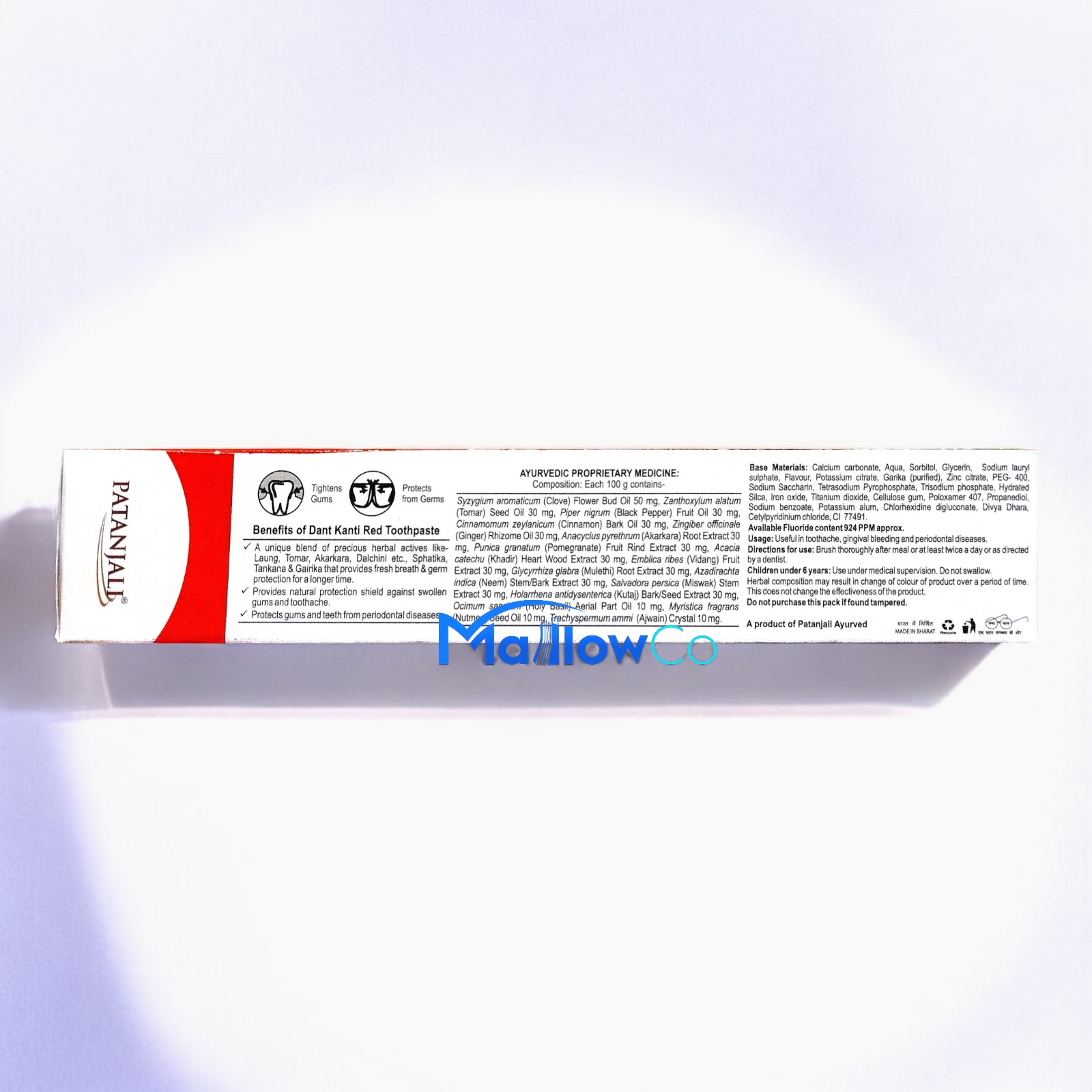 Patanjali Dant Kanti Red Toothpaste - Cosmetics & Health 1pcs - Image 2