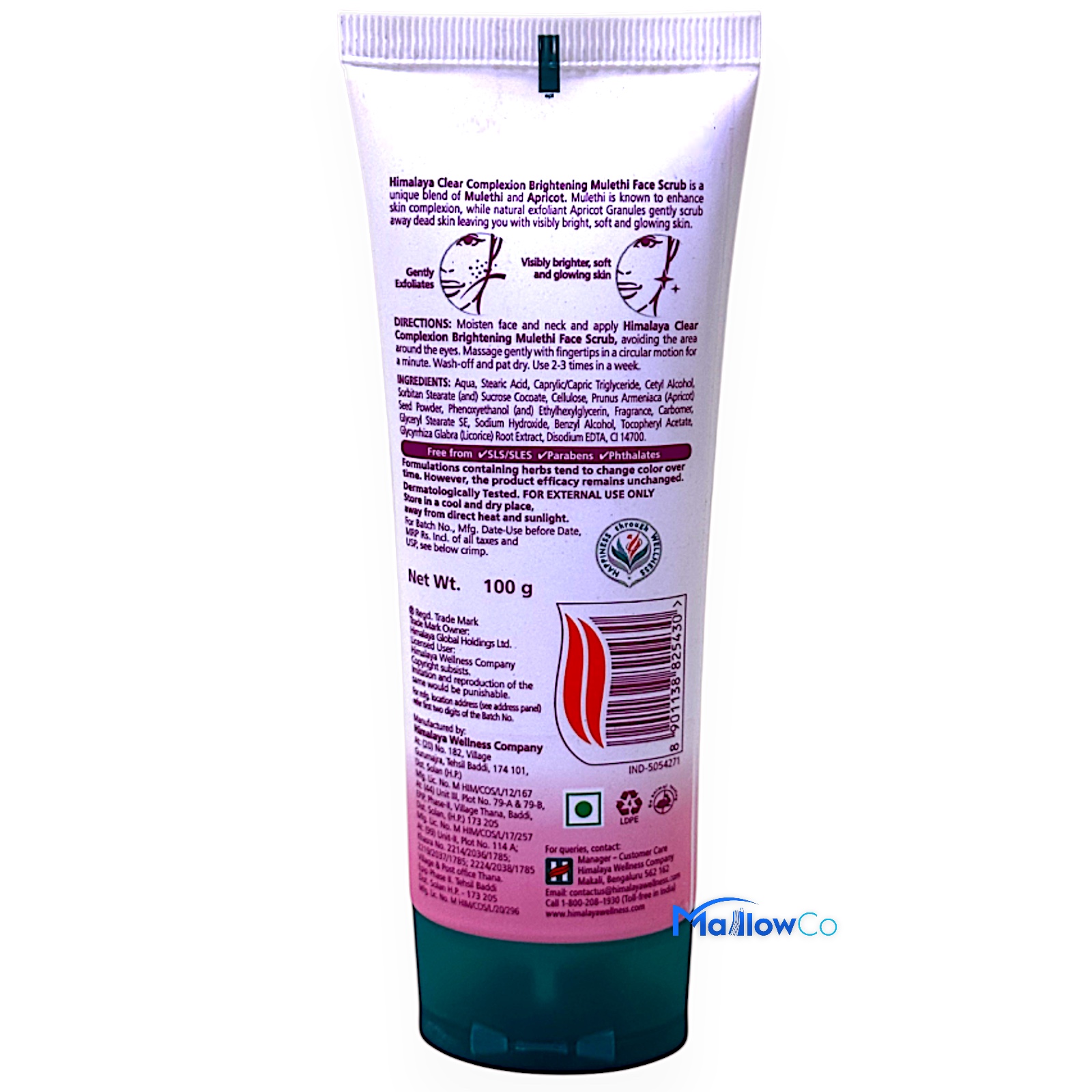 Himalaya Clear Complexion Brightening Mulethi Facescrub - Cosmetics & Health 100gm by Himalaya - Image 2