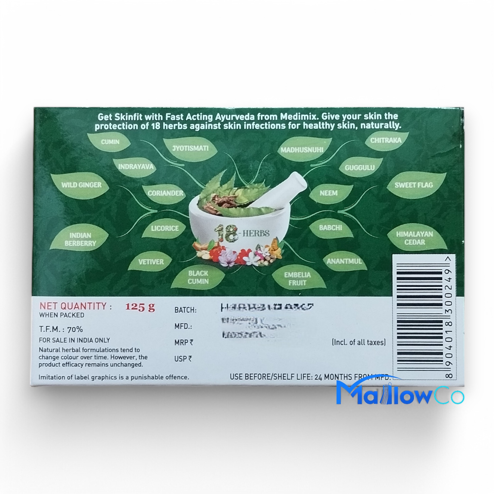 Medimix Ayurvedic Soap - Cosmetics & Health 1pcs - Image 1