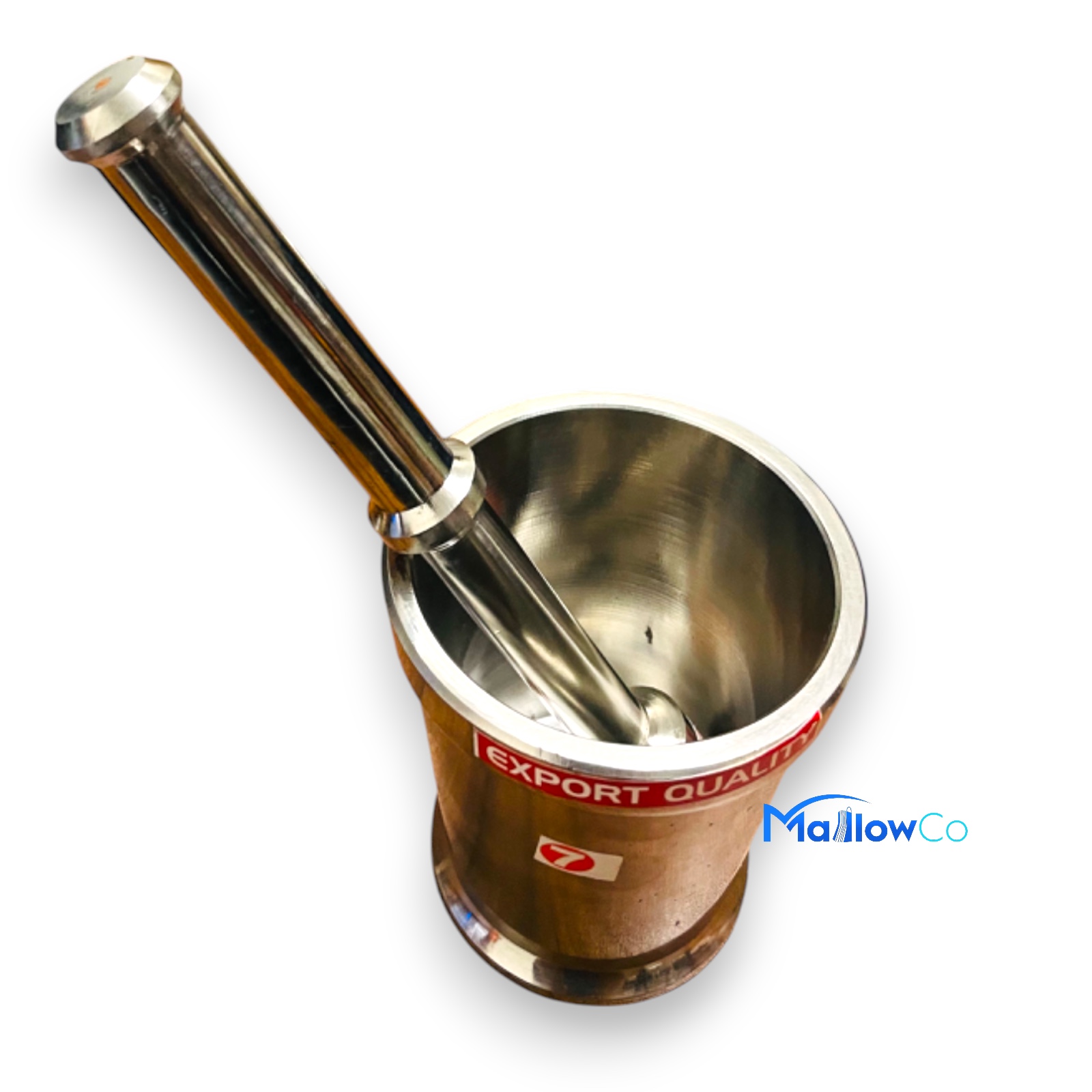 Stainless Steel Okhal No.7 - Kitchen & Utensils 1pcs - Image 1