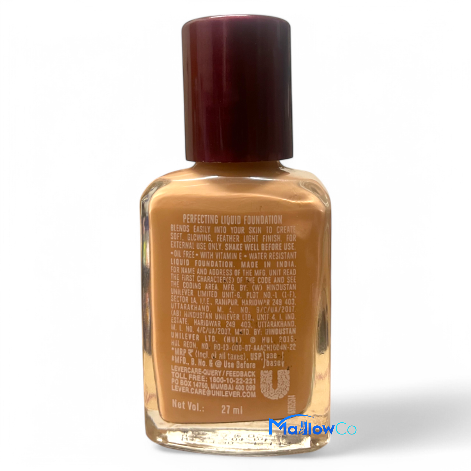 Lakme Perfecting Liquid Foundation Natural Pearl 27ml - Cosmetics & Health 1pcs