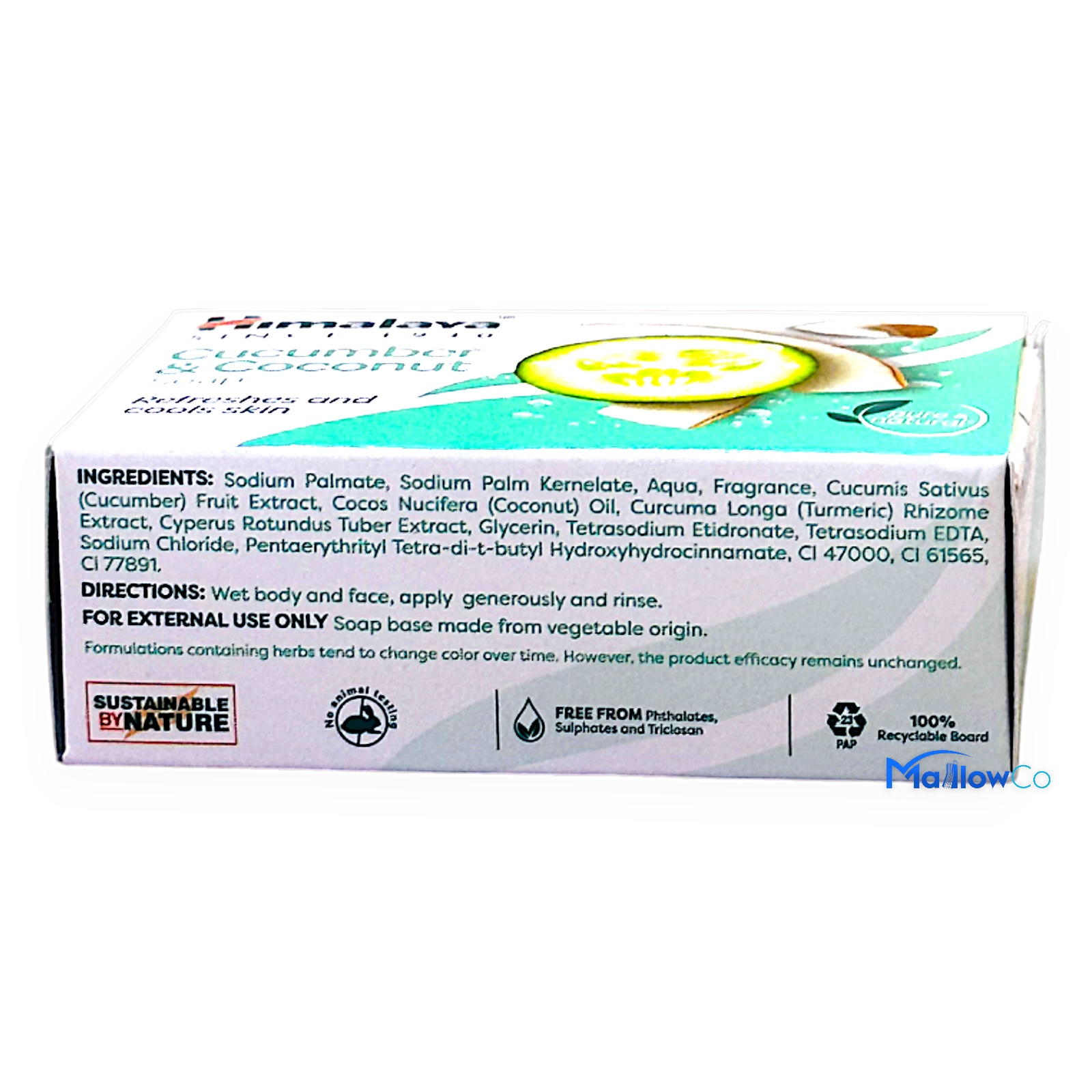 Himalaya Cucumber & Coconut Soap - Refreshing Herbal Bathing Bar - Cosmetics & Health 125gm by Himalaya - Image 2
