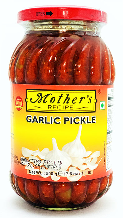 Mothers Garlic Pickle - Pickle & Chutney 500gm - Image 2