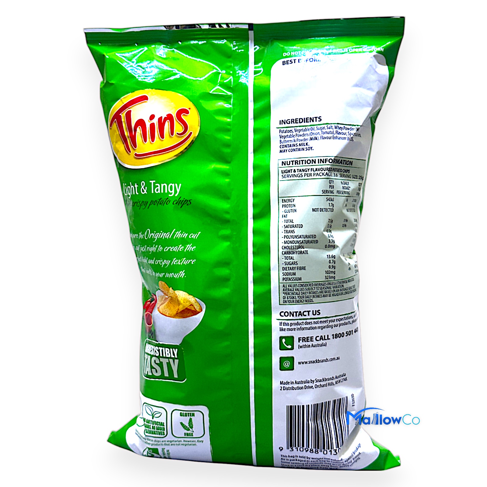 Thins Light & Tangy  Potato Chips 90gm - Grocery 90gm - Image 2