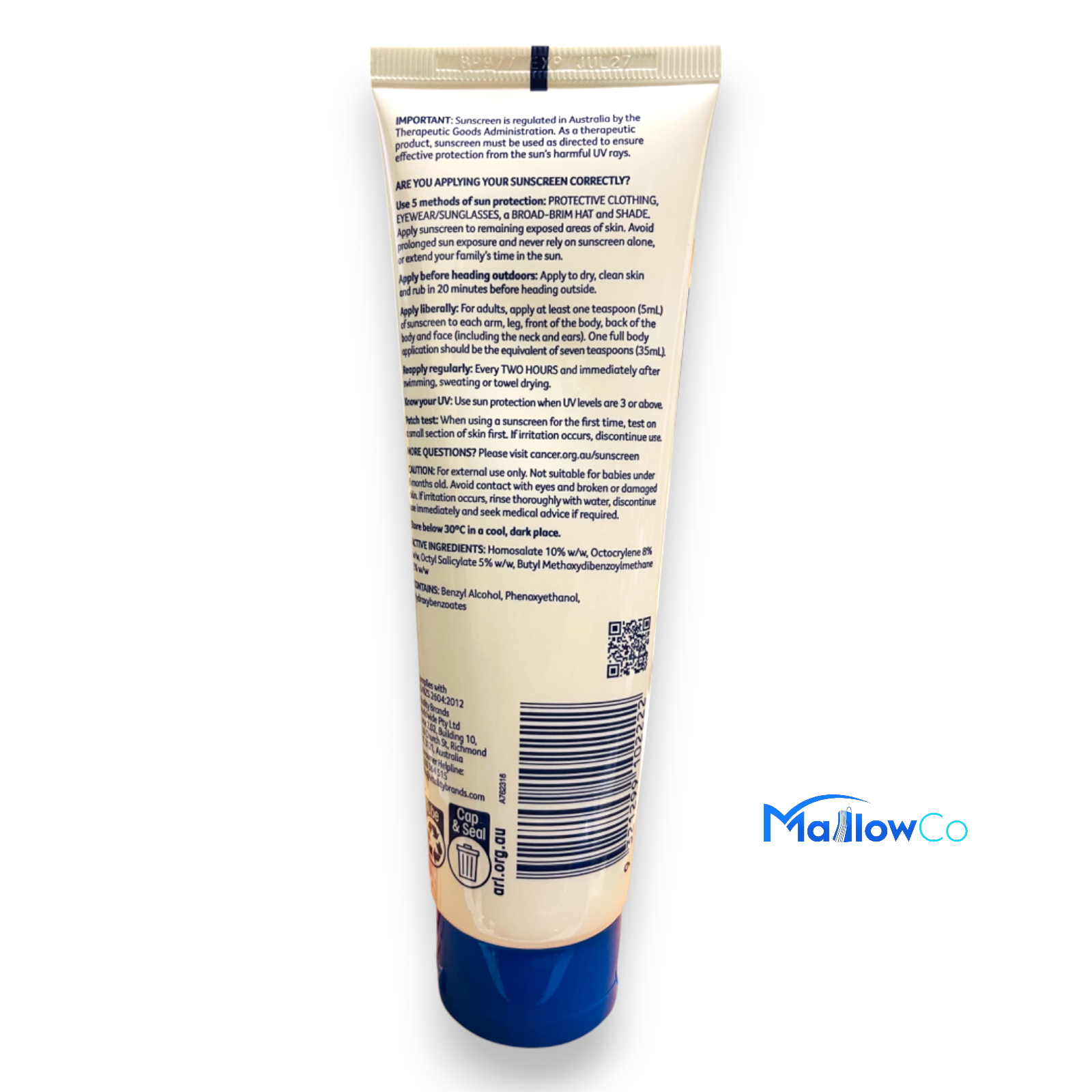 Cancer Council Ultra Sunscreen 110ml - Cosmetics & Health 1pcs - Image 2