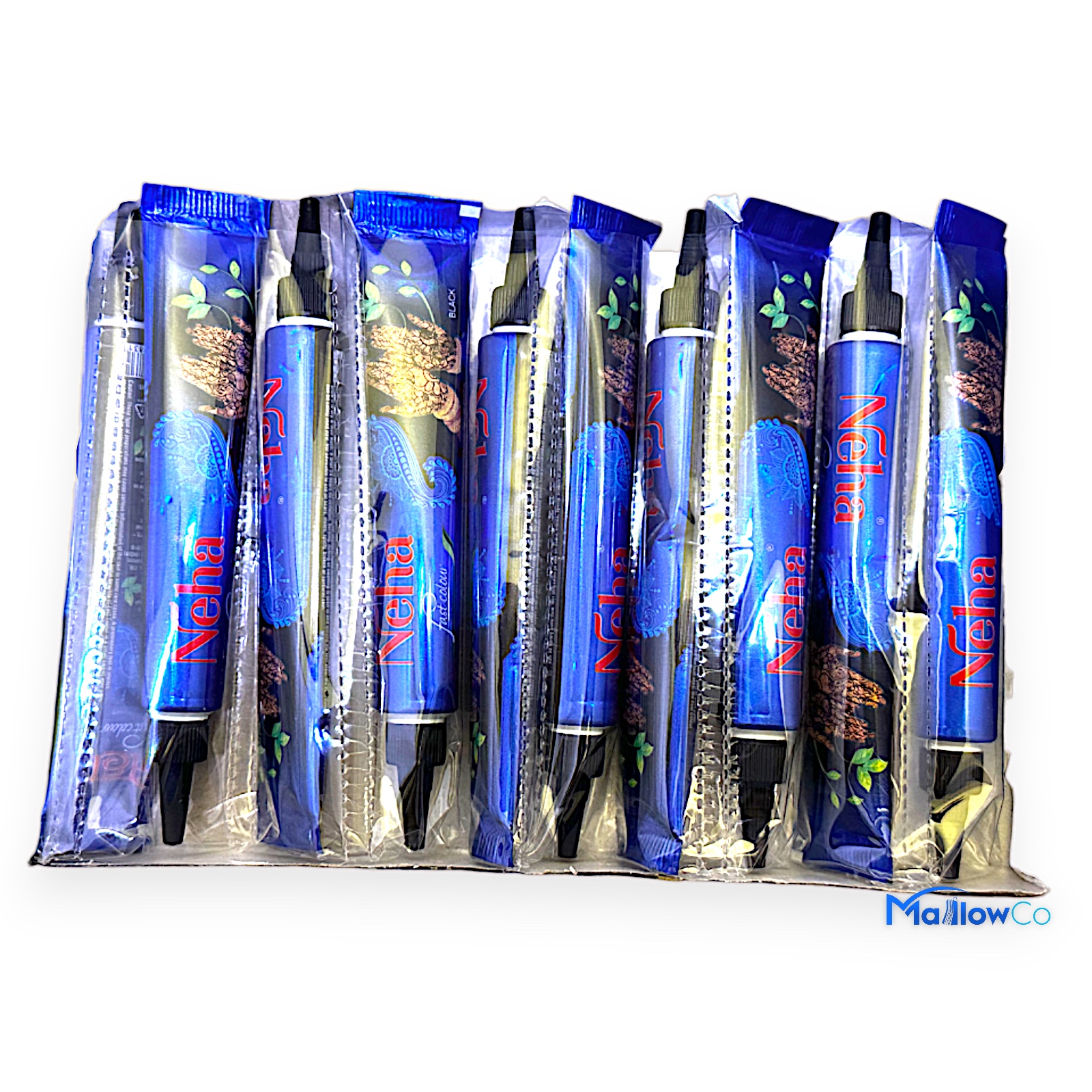 Neha Fast Color Mehandi Cone - Black - Cosmetics & Health 10pcs - Image 2
