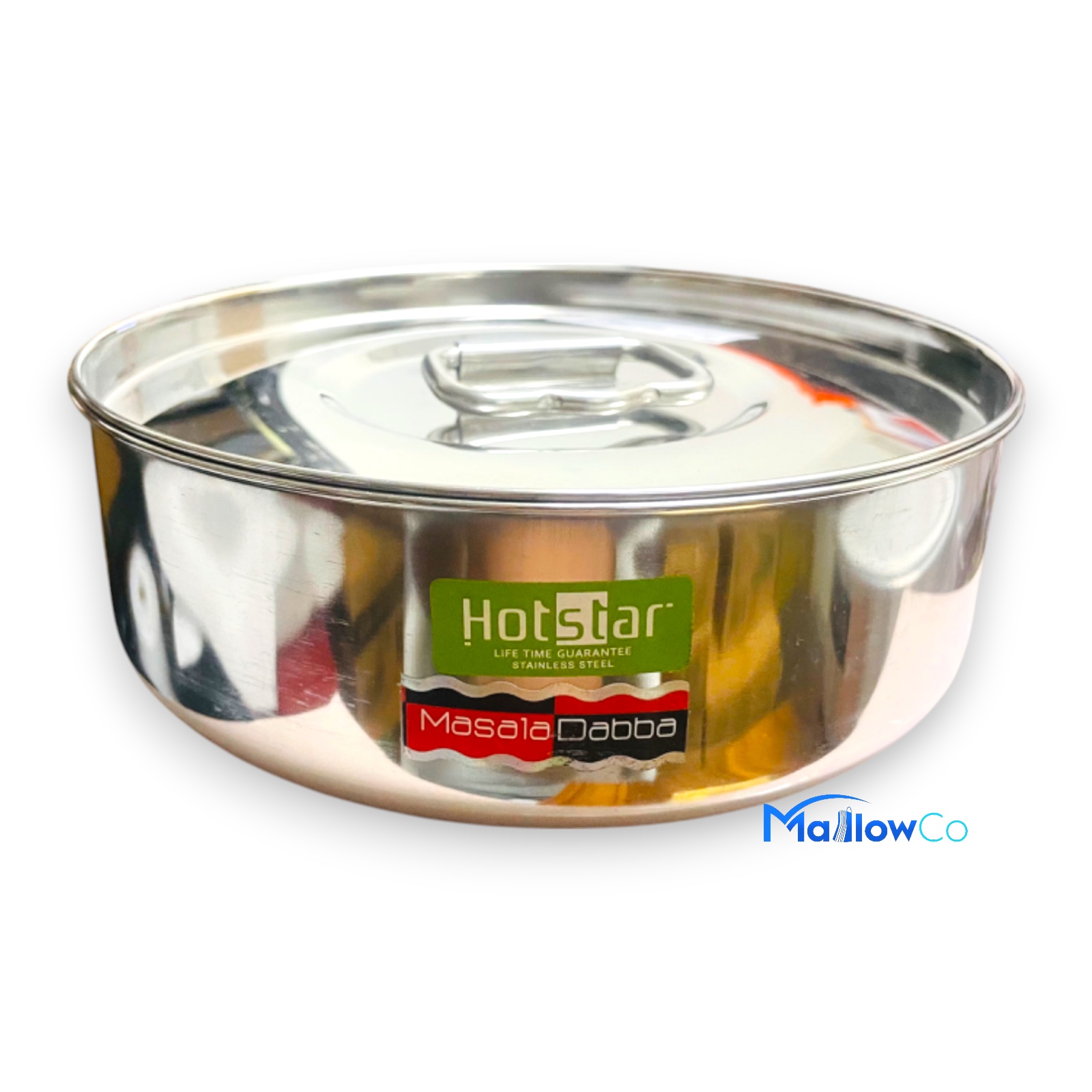 Steel Masala Box Pullable Lid Medium - Kitchen & Utensils 1pcs