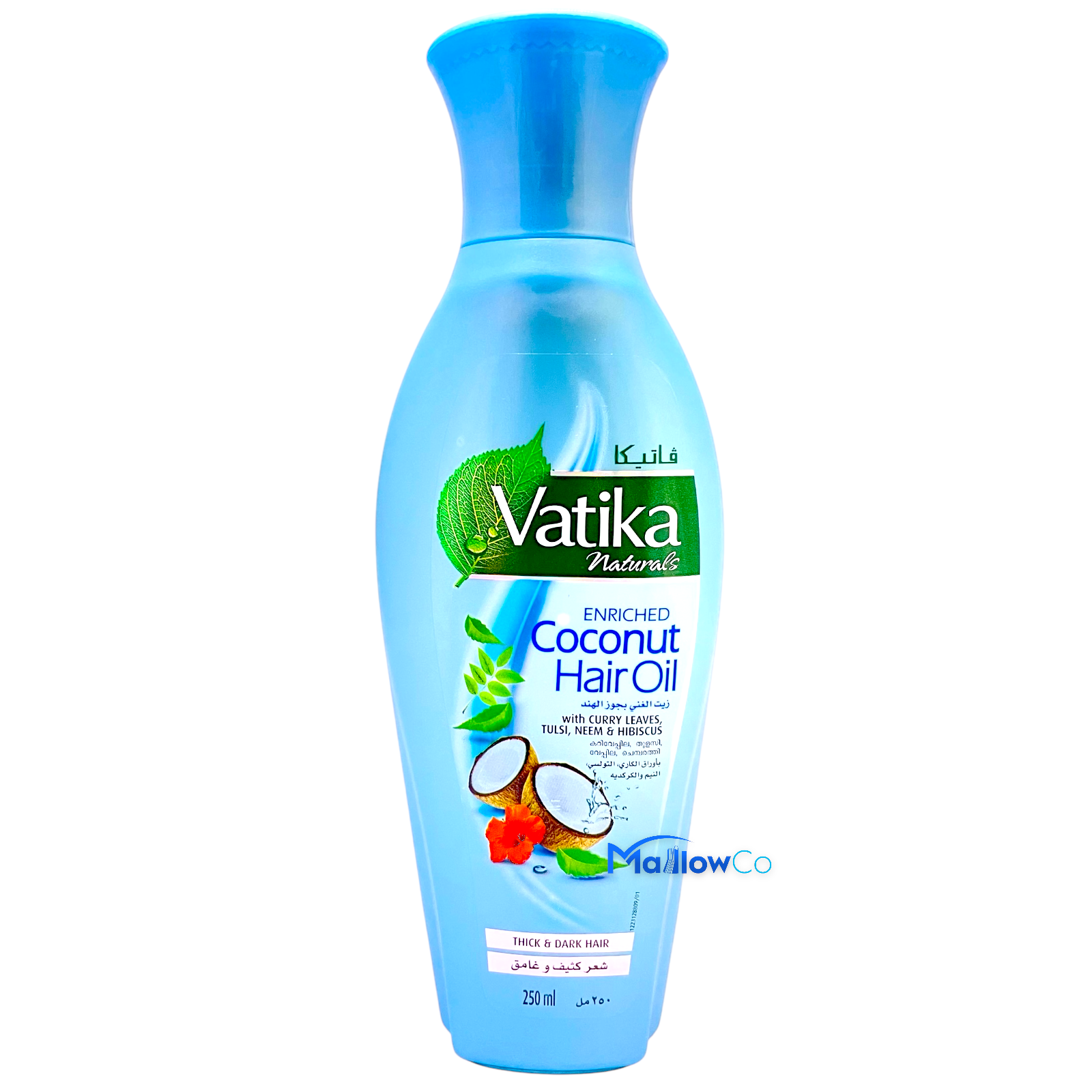Vatika Natural Enriched Coconut Hair Oil 250ml - Cosmetics & Health 250ml by Vatika - Image 1