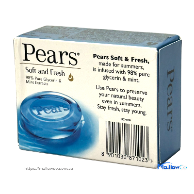Pears Soft and Fresh Bathing Soap 100gm - Cosmetics & Health 100gm by Pears