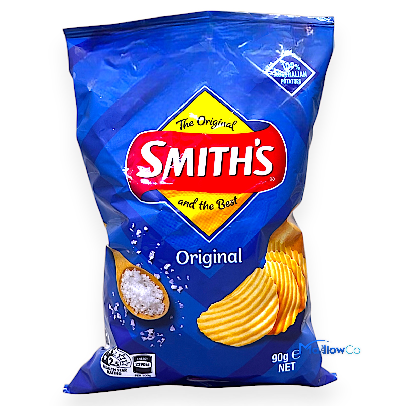 Smith’s Original Potato Chips – Classic Crinkle-Cut Snack - Snacks & Biscuit 90gm - Image 1