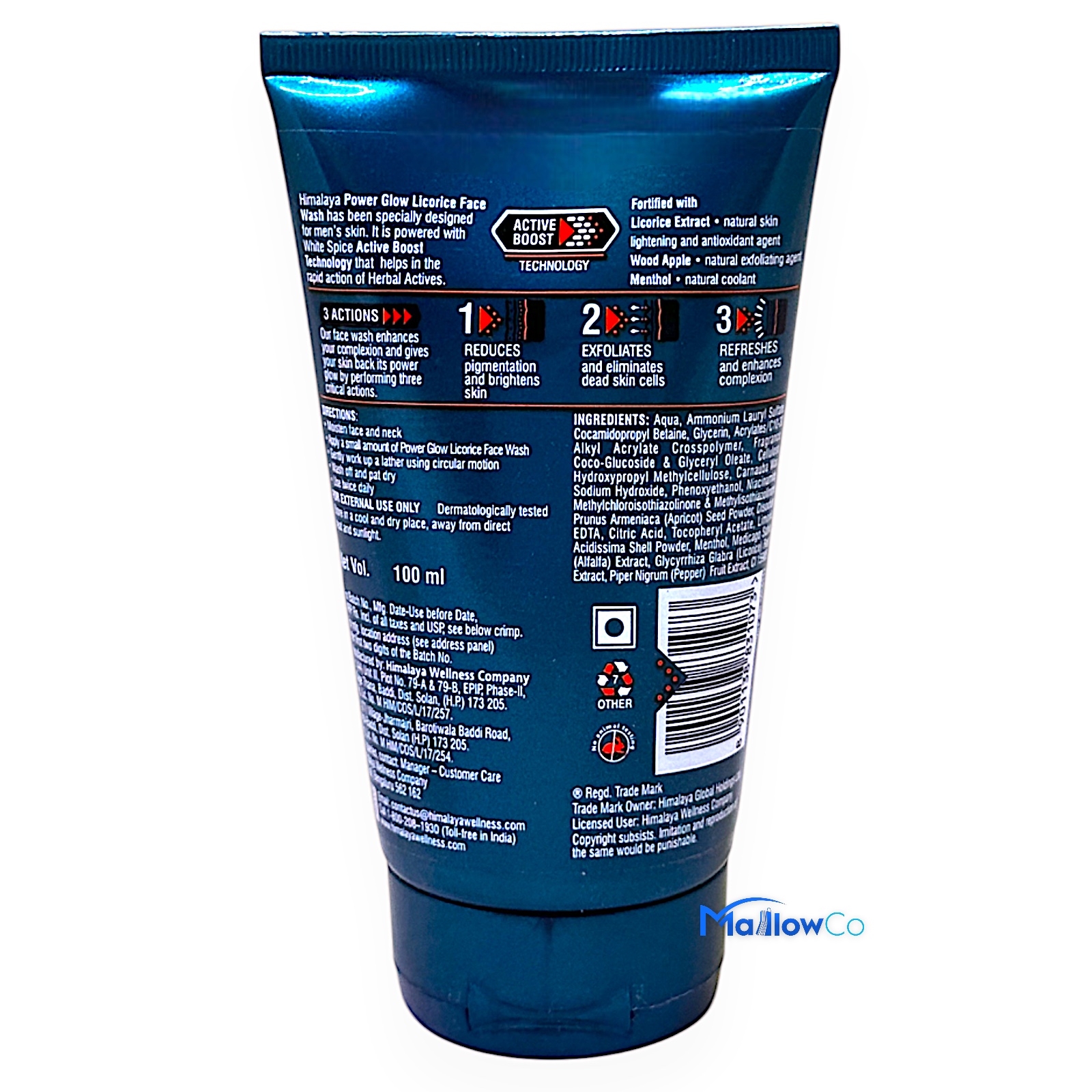 Himalaya Men Power Glow Licorice Facewash - Cosmetics & Health 100ml by Himalaya - Image 2