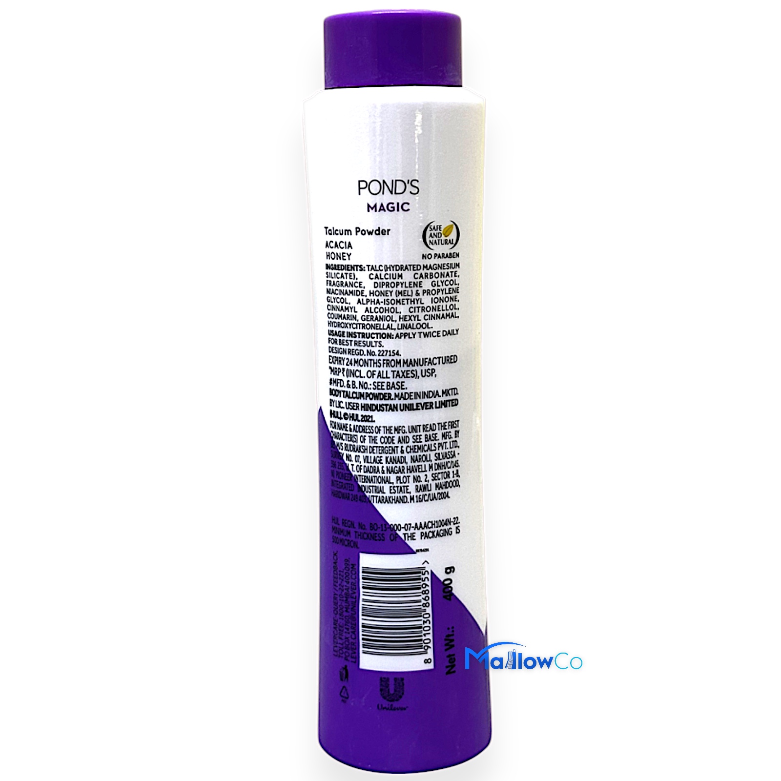 Ponds Magic Talcum Powder Acacia Honey - Cosmetics & Health 400gm by Ponds - Image 2