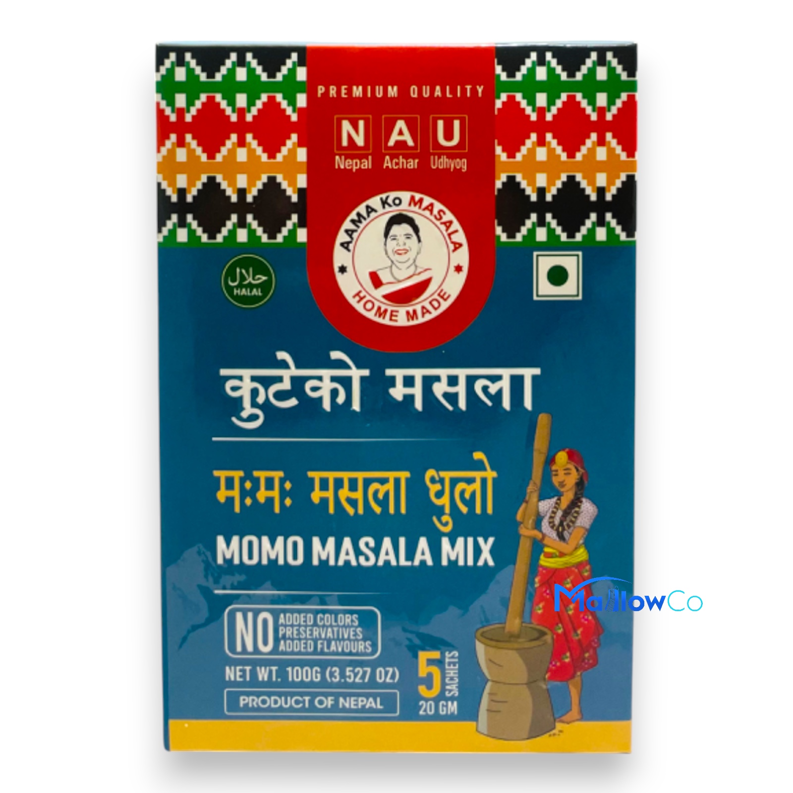 Aama Ko Masala Momo Masala Mix (Ready to Cook) - 100g - Spices & Premix 1pcs by Aamako Achar - Image 1