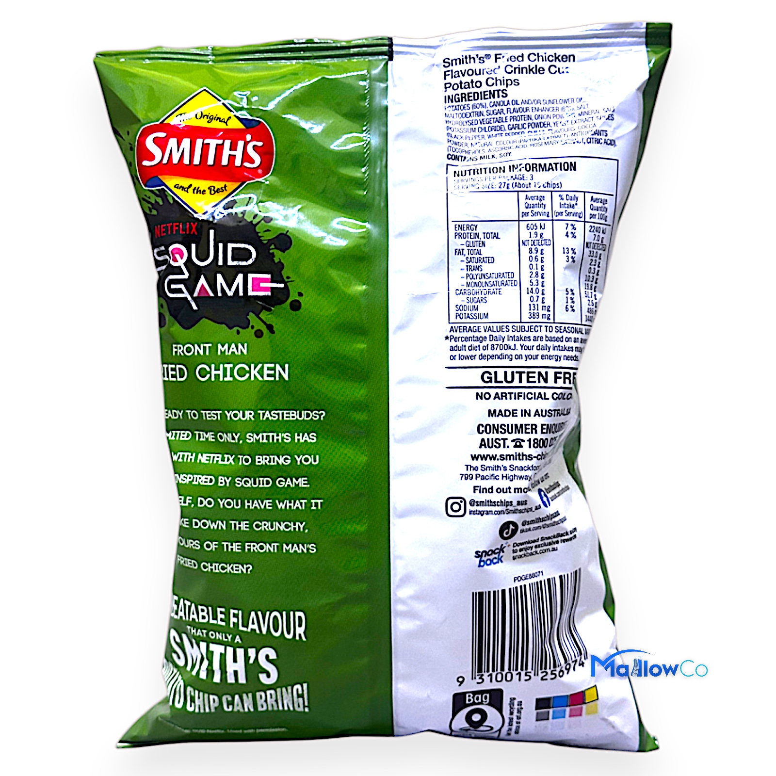 Smith’s Fried Chicken Potato Chips – Crinkle-Cut Snack - Snacks & Biscuit 80gm - Image 2