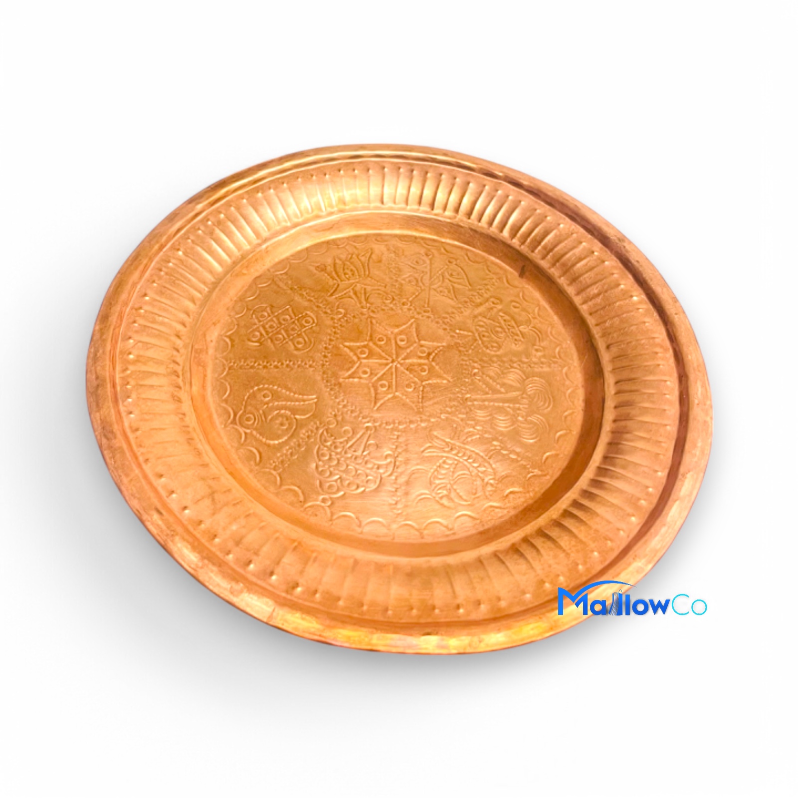 Puja Thali Asthamangal 9 inch - Festive & Occasions 1pcs - Image 1