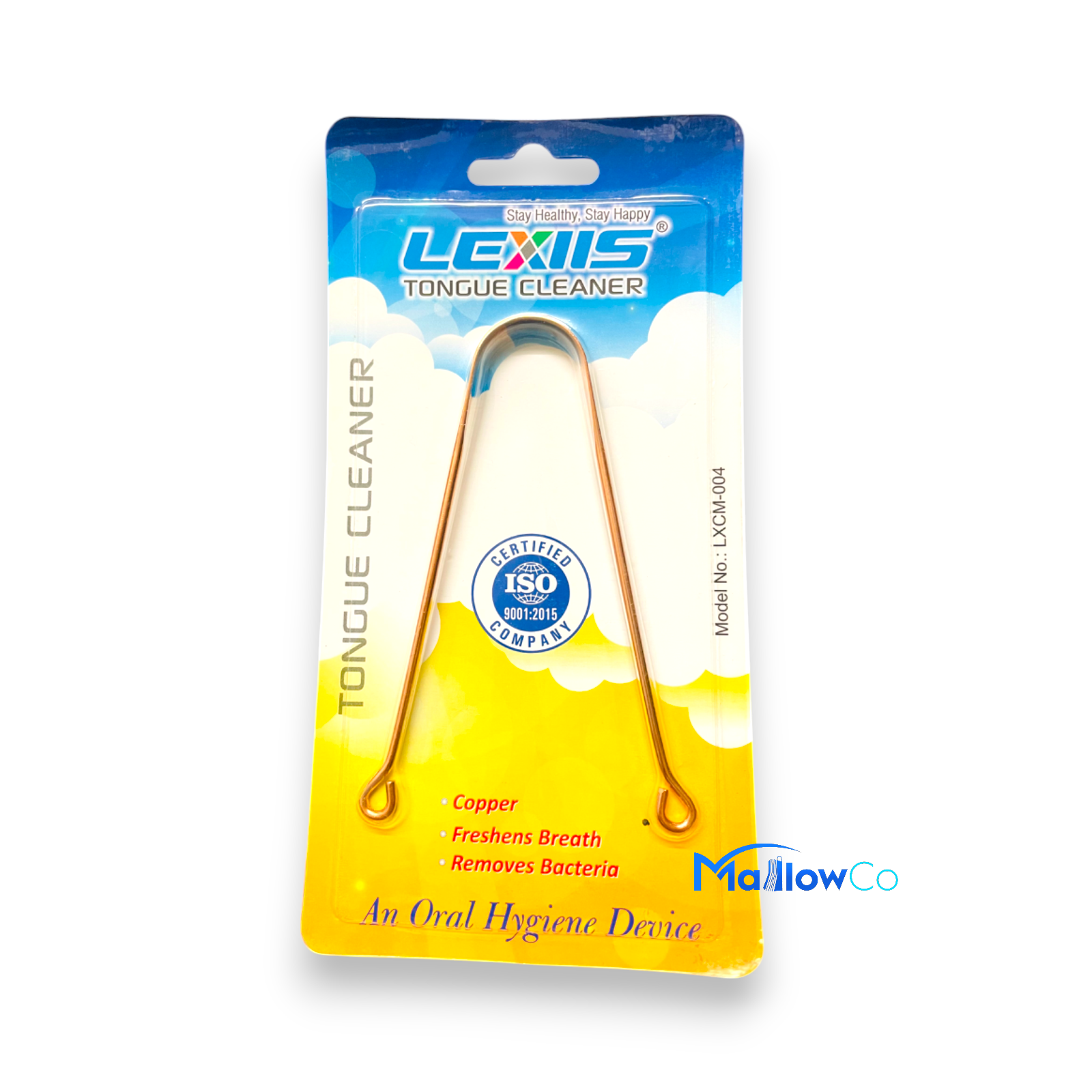 Lexiis Tongue Cleaner Copper - Cosmetics & Health 1pcs - Image 1