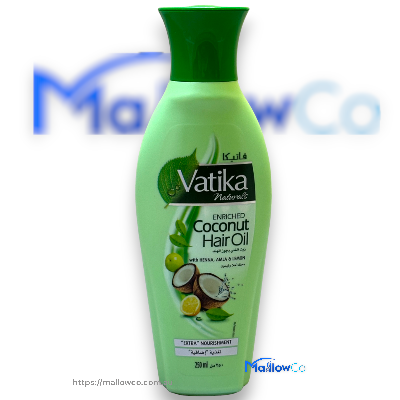 Vatika Enriched Coconut Hair Oil - Cosmetics & Health 250ml - Image 1