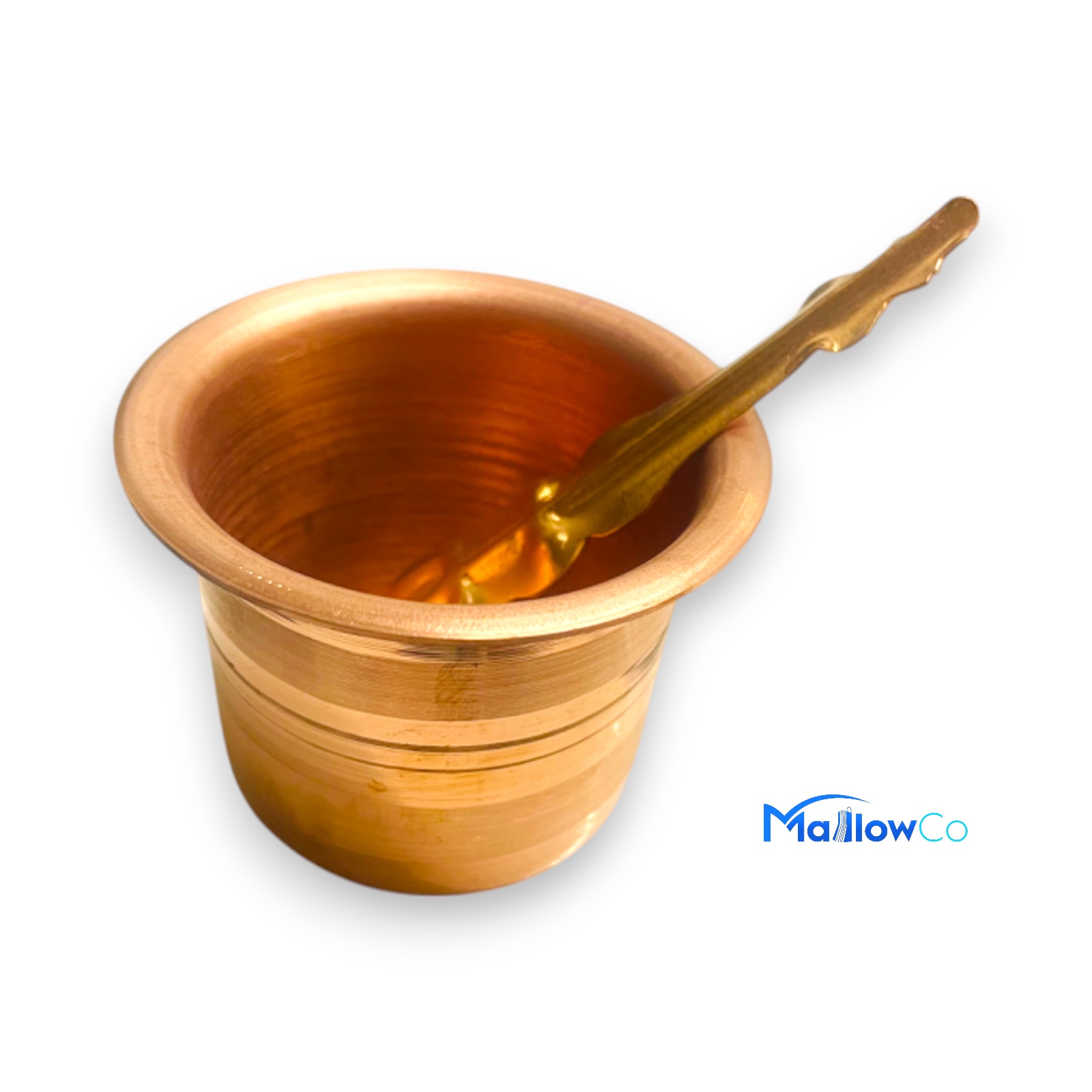 Pancha Patra With Spoon Copper - Kitchen & Utensils 1pcs