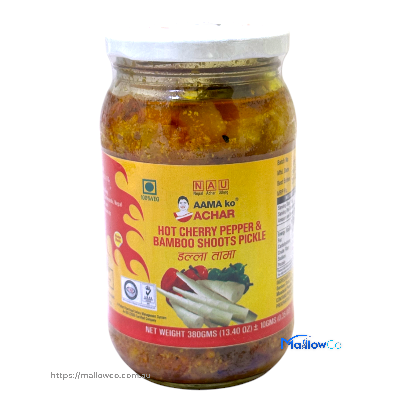 Aamako Tama Pickle with Dalla (Bamboo shoot pickle)