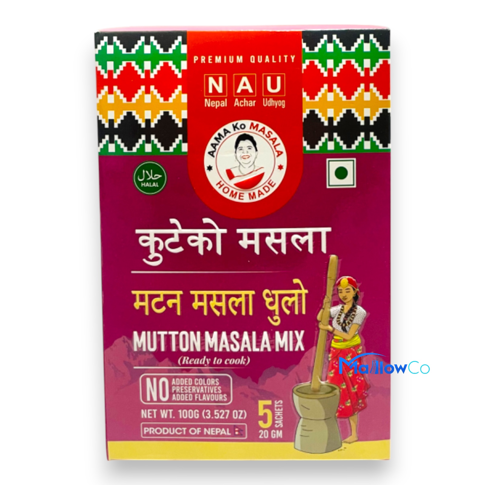 Aama Ko Masala Mutton Masala Mix (Ready to Cook) - 100g