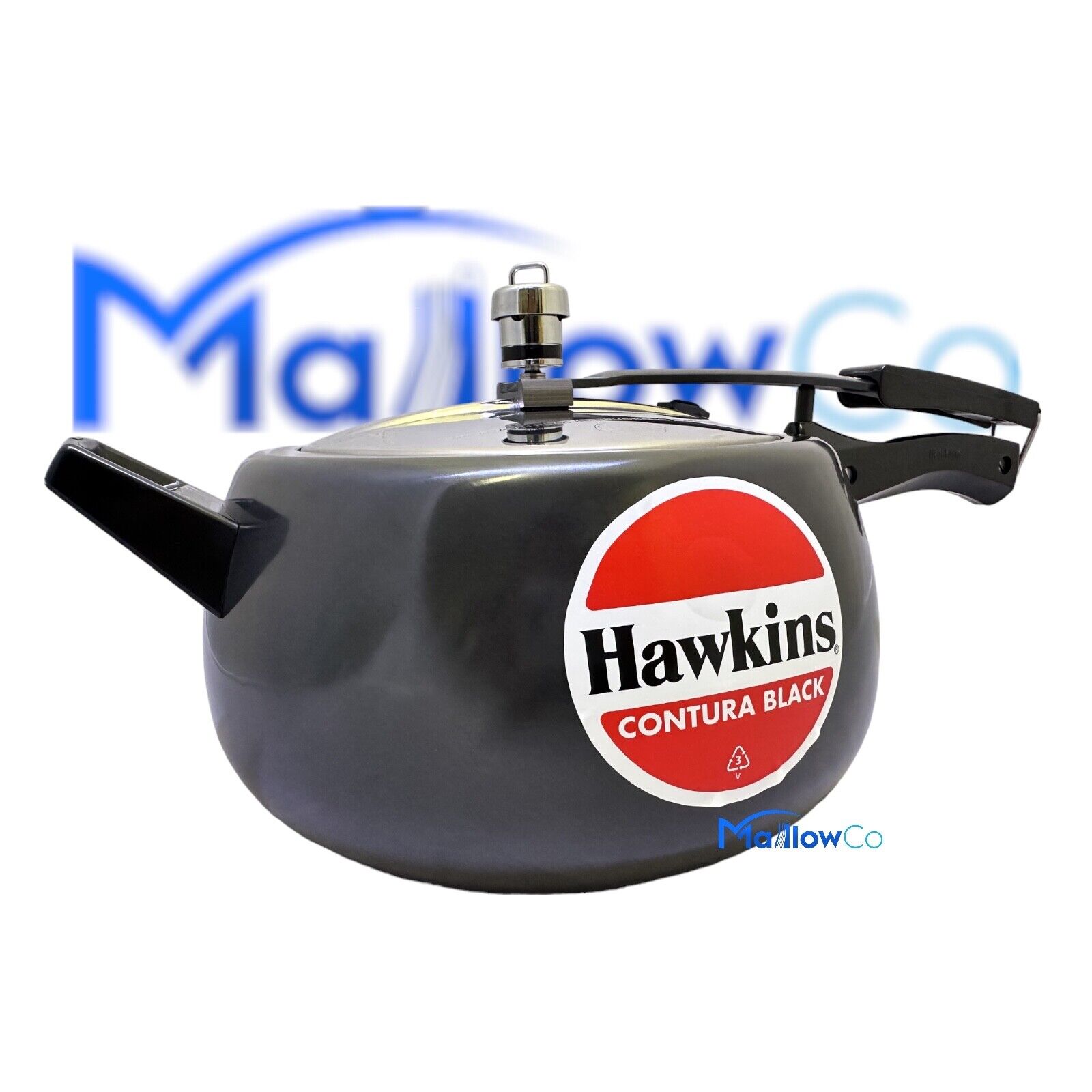 Hawkins Pressure Cooker 5 Litres Contura Hard Anodized  - Black - CB50