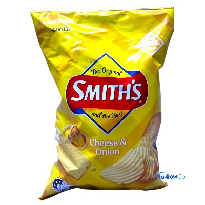 Smith’s Cheese & Onion Potato Chips – Classic Crinkle-Cut Snack