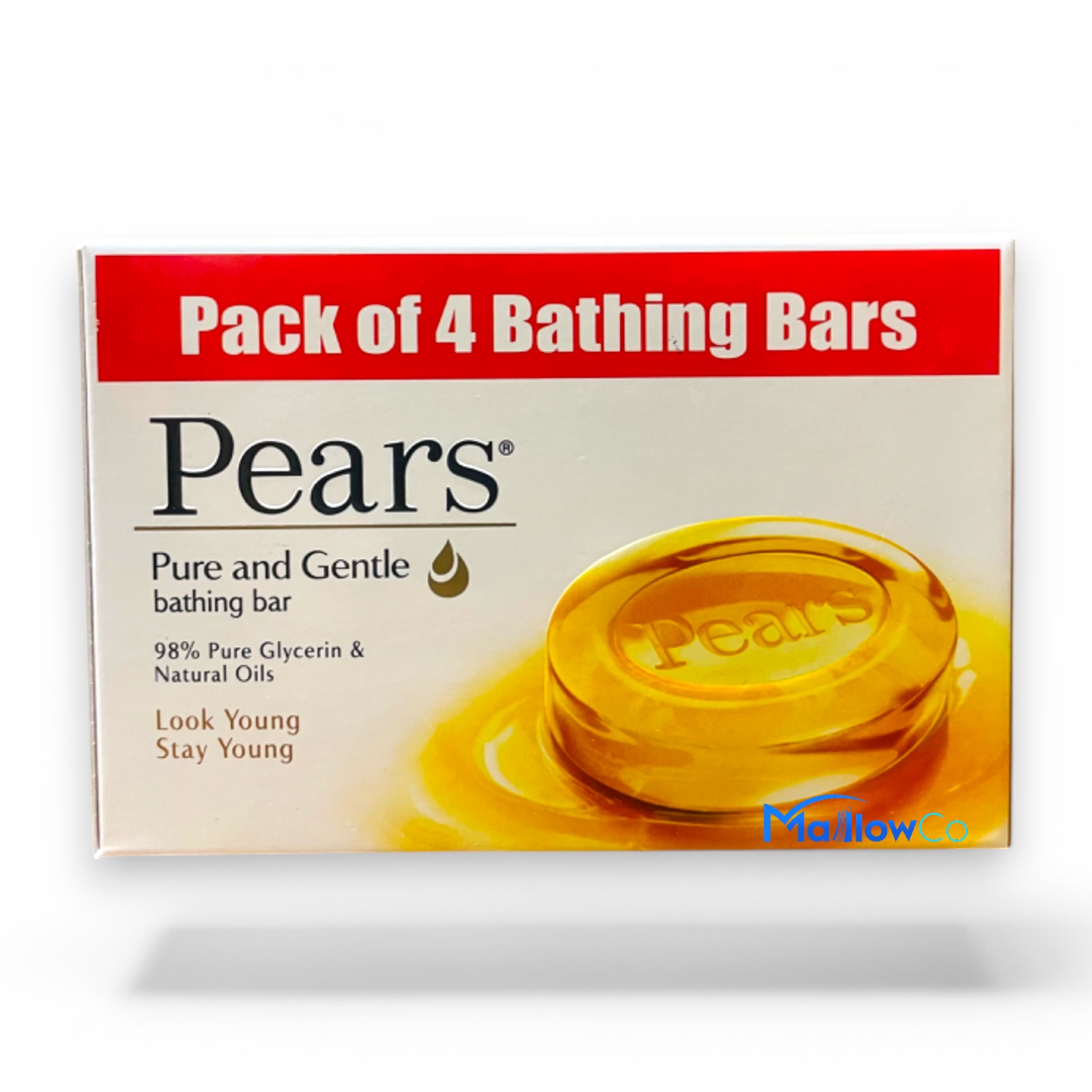 Pears 4 Bathing Bar Pack